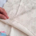 ست کراپ شلوار لنین دخترانه گلدار سیلوانا